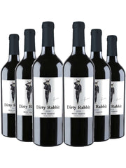 Kit 6 Garrafas Vinho Tinto Dirty Rabbit Petit Verdot 750ml