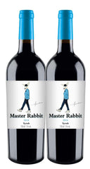 Kit 2 Garrafas Vinho Tinto Master Rabbit Syrah