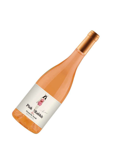 Kit 2 Garrafas Vinho Rose Pink Rabbit 750ml