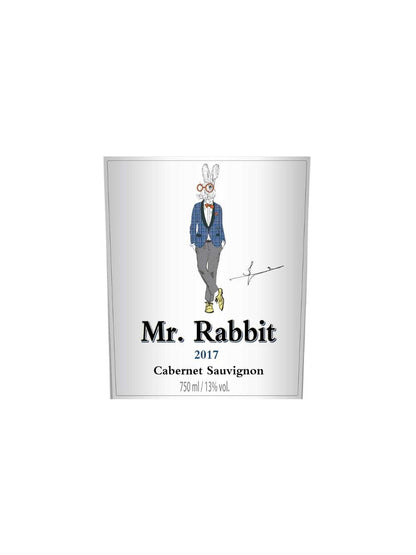 Kit 6 Garrafas Vinho Tinto Mr. Rabbit Cabernet Sauvignon 750ml