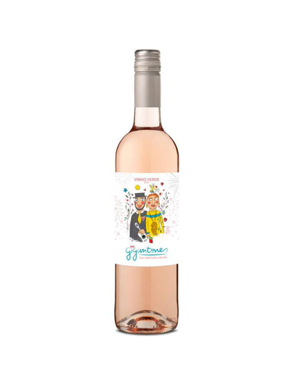 Kit 3 Garrafas Vinhos Verdes Portugal Rose