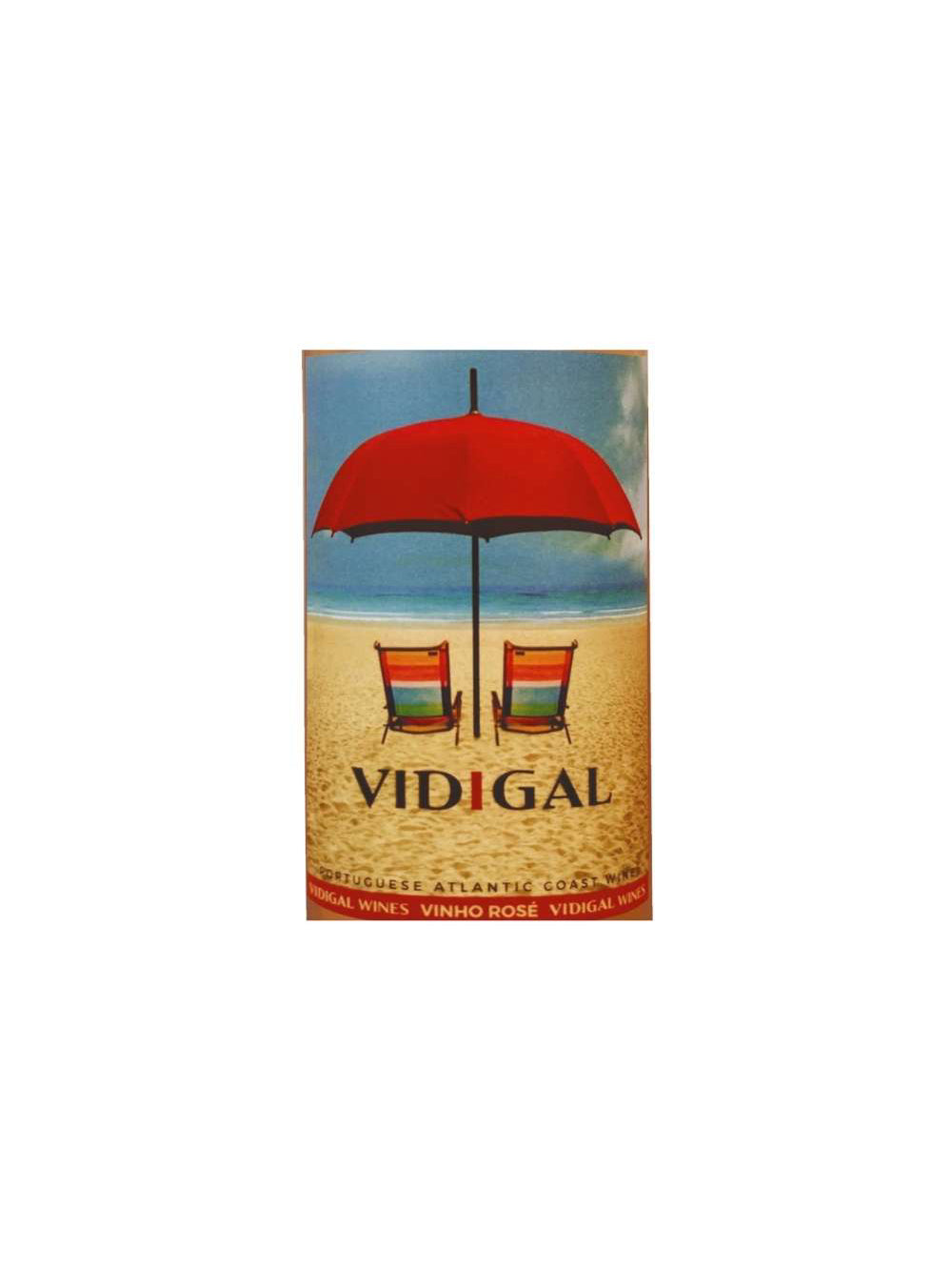 Kit 2 Garrafas Vinho Verde Chapéu de Praia Rose 750ml