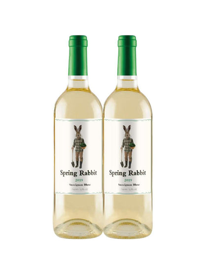 Kit 2 Garrafas Vinho Branco Spring Rabbit Sauvignon Blanc 750ml