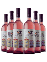 Kit 6 Garrafas Vinho Rose Flor de Lisboa 750ml