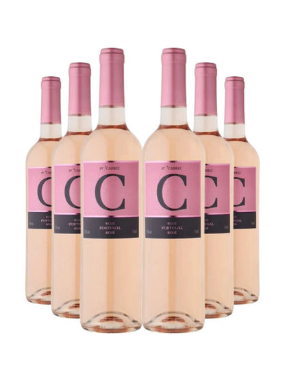 Kit 6 Garrafas Vinho Rose C de Cabriz Terras da Beira 750ml
