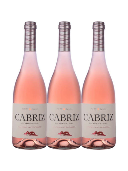 Kit 3 Garrafas Vinho Rose Cabriz Colheita Selecionada Dão