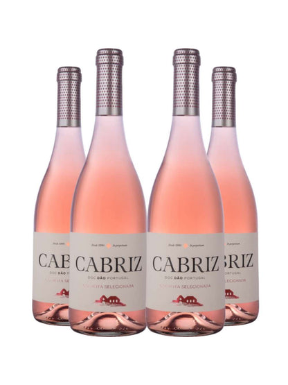 Vinho Rose Cabriz Colheita Selecionada Dão 750ml Kit 4 Garrafas