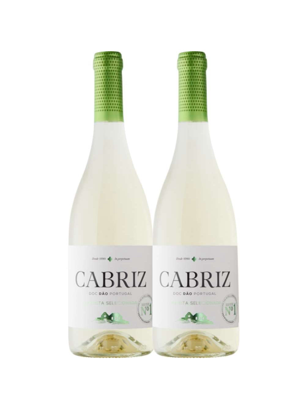 Kit 2 Garrafas Vinho Branco Cabriz Colheita Selecionada Dão 750ml