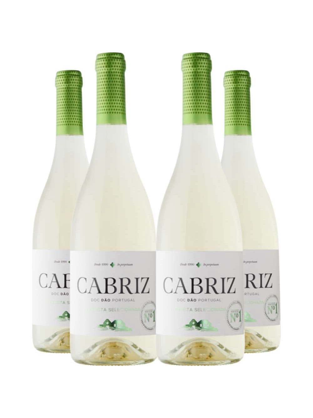 Vinho Branco Cabriz Colheita Selecionada Dão 750ml Kit 4 Garrafas