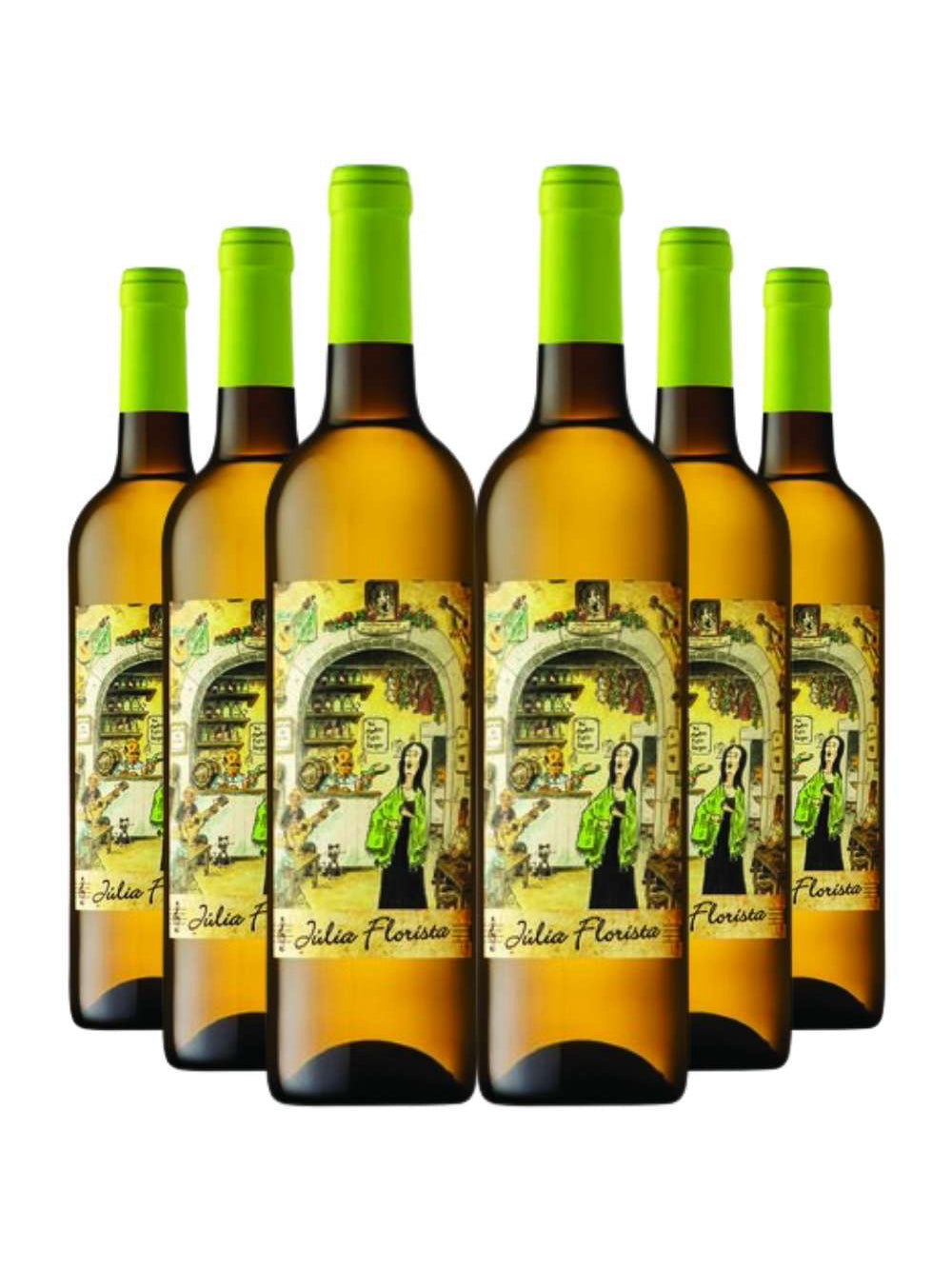 Kit 6 Garrafas Vinho Branco Julia Florista 750ml