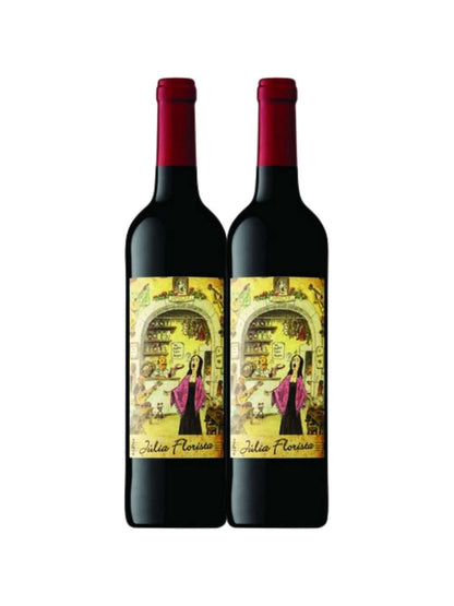 Kit 2 Garrafas Vinho Tinto Julia Florista 750ml