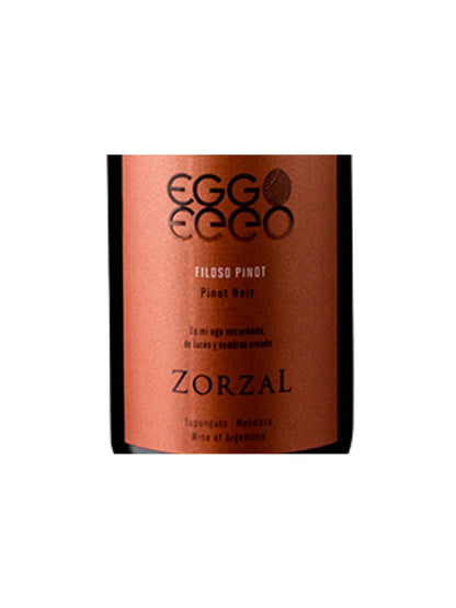 Vinho Tinto Zorzal Eggo Filoso Pinot Noir 750ml Kit 4 Garrafas