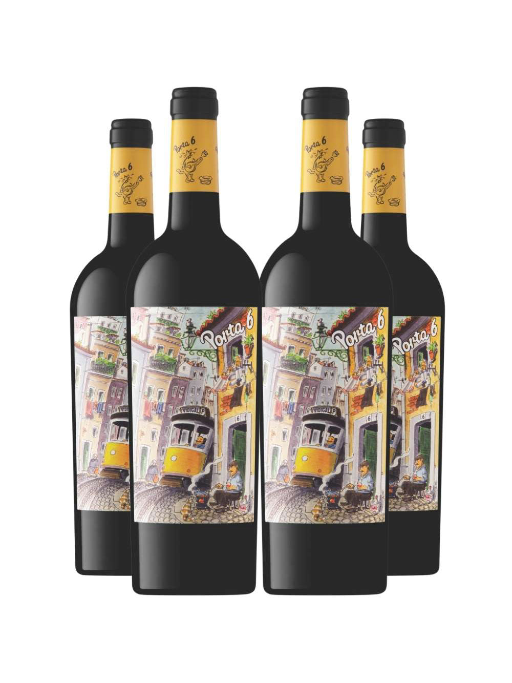 Vinho Tinto Porta 6 750ml Kit 4 Garrafas