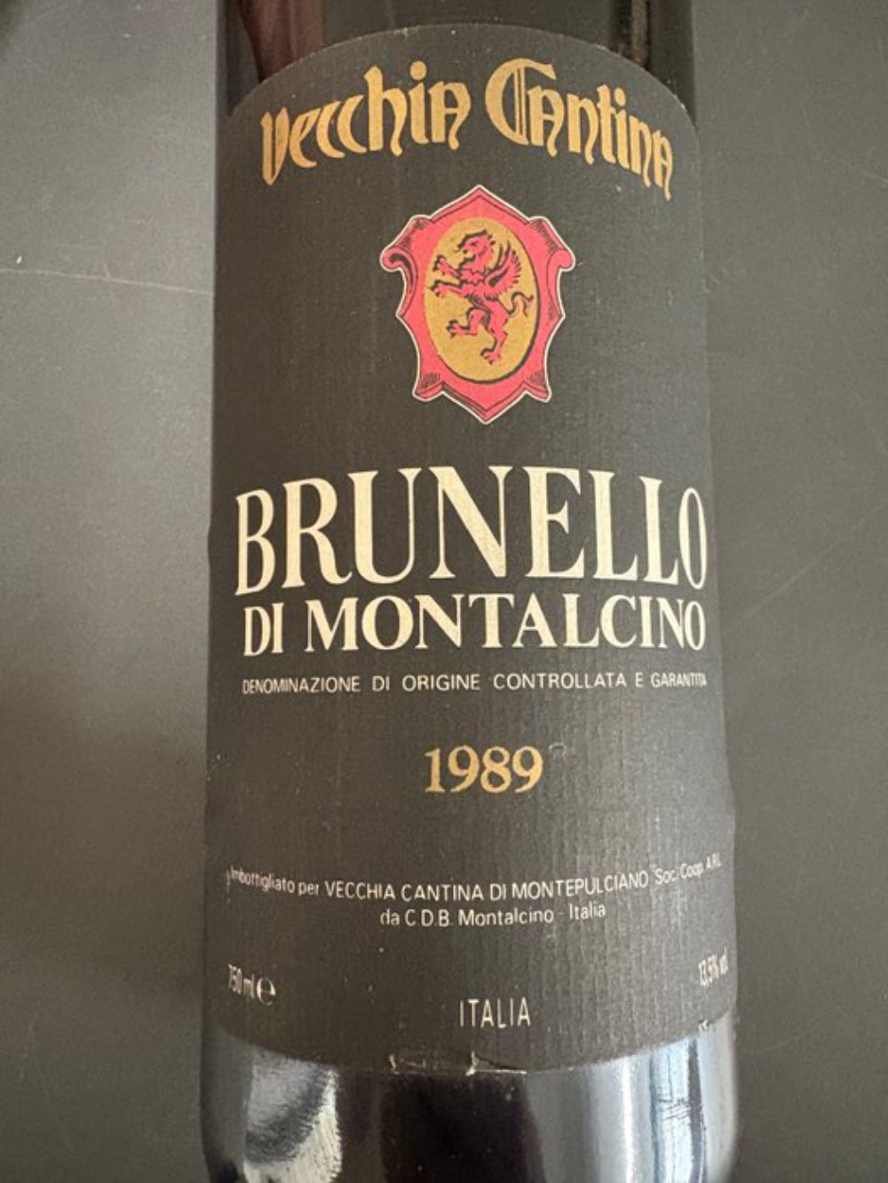 Vecchia Cantina Brunello di Montalcino 1989