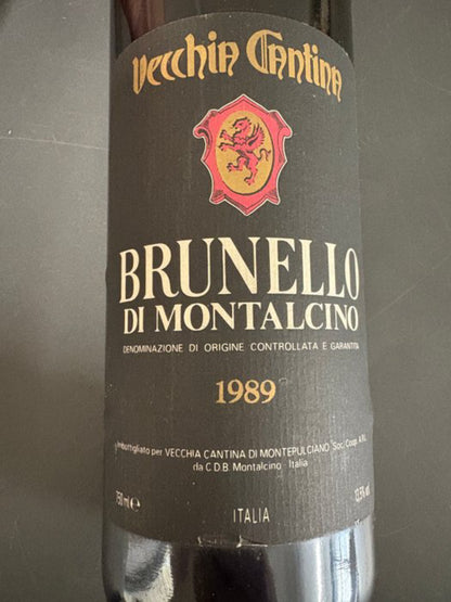 Vecchia Cantina Brunello di Montalcino 1989