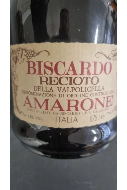 Biscardo Amarone Della Valpolicella 1980