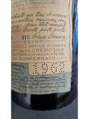 Barolo Riserva Magnum Bersano 1962