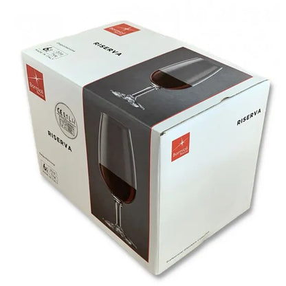 Kit com 6 un | Taça Cristal Bormioli Rocco Riserva Bordeaux