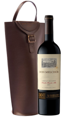 Don Melchor 2017 & Bag individual de couro personalizada