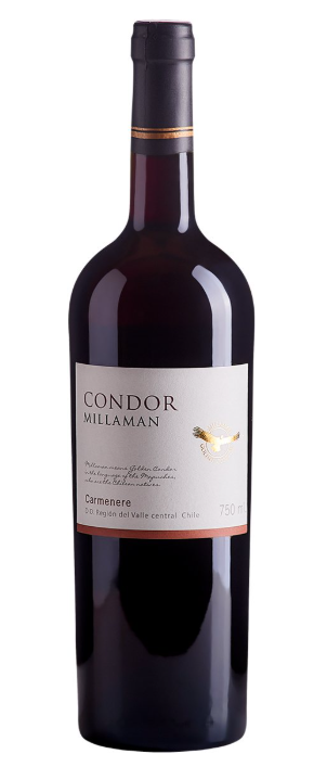 Vinho Condor Millaman Carmenere Tinto 750 Ml