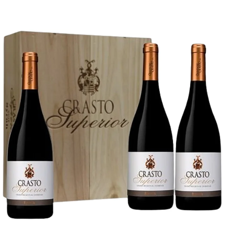 Kit 3 Crasto Superior 2023 750 Ml – 3 garrafa - Caixa de Madeira