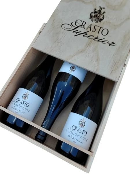 Kit 3 Crasto Superior 2022 750 Ml – 3 garrafa - Caixa de Madeira